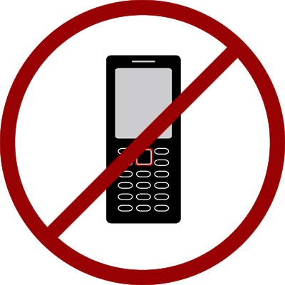 Telefon verboten; Public Domain; openclipart.org